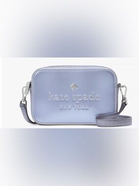 kate spade Powder Blue Embossed Logo Crossbody